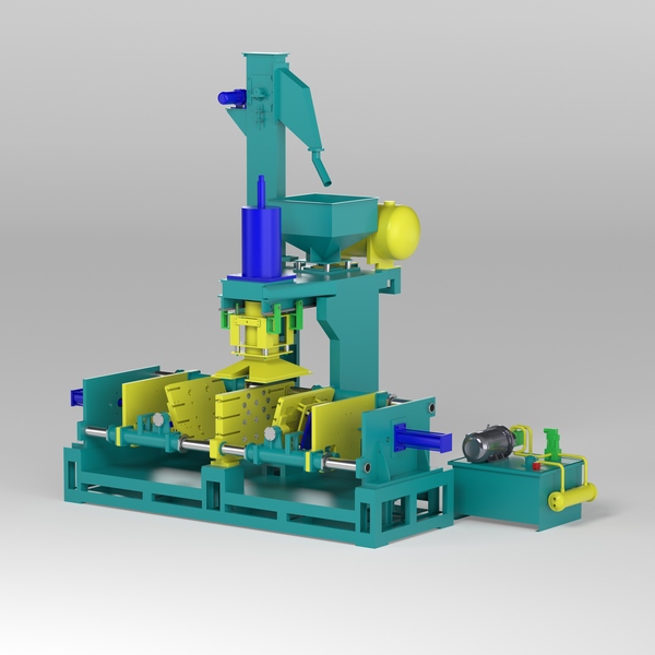 垂直分型射芯機